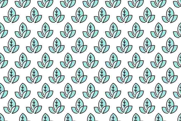 وکتور پترن برگ و گل